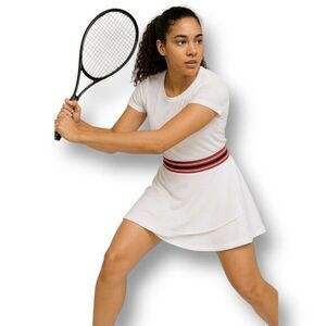 EleVen M White Tennis Skort Golf Activewear Built-In Shorts Stretch Pocket Sport